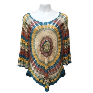 Bohemian Crocheted Sweater